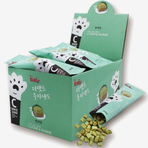 더캣츠 쿠키샌드 고양이쿠키 고양이과자 간식 연어, 600g, 1개