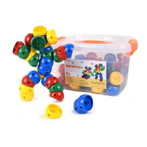 PJR 애벌레 블럭 85pcs 입체 창의력 학습교구