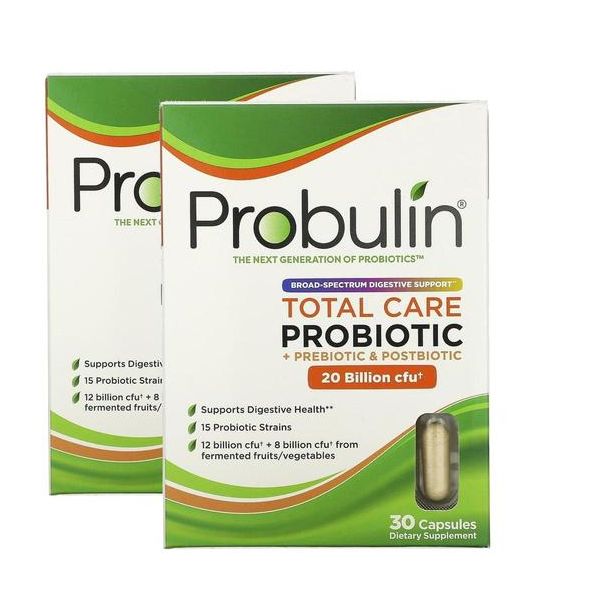 <b>Probulin</b> 프로불린 토탈 케어 프로바이오틱 200억 30캡슐 2팩