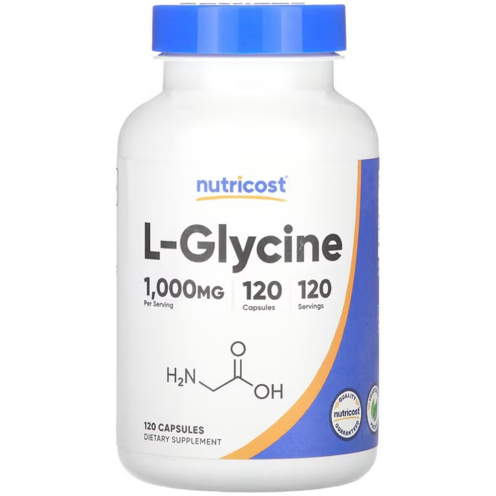 뉴트리코스트 L-글리신 <b>Glycine 1000mg</b> 120캡슐
