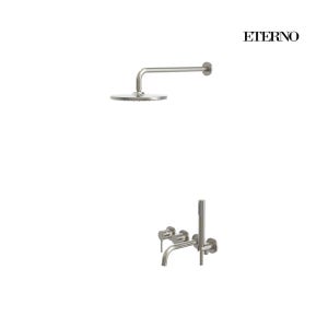 ETERNO 에떼르노 벽매립 레인샤워수전 욕실 니켈무광 EB 8001 N