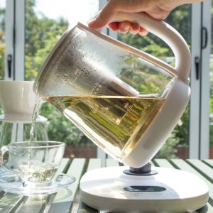 내열유리 전기 티포트 커피포터 포트기 차탕기 보리차 티마스터