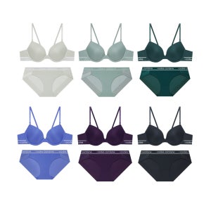 [코데즈][6컬러] 베이직 라인포인트 브라 햄팬티세트