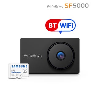 파인뷰 SF5000 블루투스 Wi-Fi 전후방 QHD 최대 132일 주차 충격 녹화 블랙박스 초저전력모드