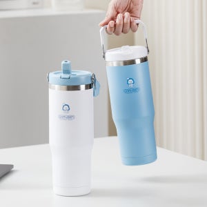 크림푼 푸푸리 보온보냉 대용량 커플 스텐 텀블러 950ml