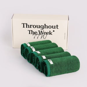 TTW 시그니처 타올 세트 30수 고중량 모달 호텔타올 수건선물세트 250g, 포레스트, 5장