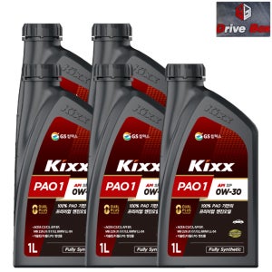 뉴SM5 플래티넘 2.0 가솔린 LPG 엔진오일 킥스파오1 0W30 5L 합성오일