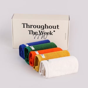 TTW 시그니처 타올 세트 30수 고중량 모달 호텔타올 수건선물세트 250g, 믹스, 5장
