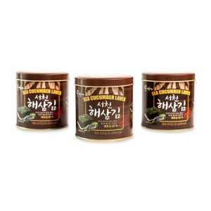 서천해초김 해삼 담은 프리미엄 김 선물용 3캔 35g