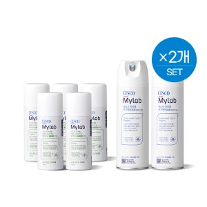 세스코 마이랩 아웃도어미스트 (모기기피제) 100ml 10개 + 모기 에어로솔 워터베이스 무향 (모기약) 330ml 4개