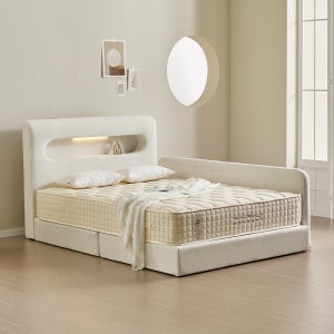 패밀리컨셉 클라라 저상형 LED 데이베드 헤드수납 기능성 패브릭 Q(1500mm) 갤럭시