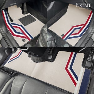 현대 싼타페TM 뉴 코일 인스톨 라인 디자인 카매트 디자인1 톰B라인