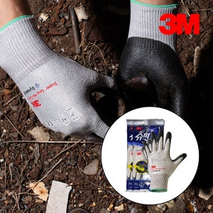 3M 자상방지장갑 슈퍼그립 노컷3 베임방지 코팅 손보호장갑 S(소형), 10켤레