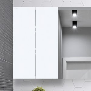 무광 화이트 욕실장 화장실 수납장 HL802CB 600x800