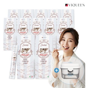 바이퀸 1921살루트 전통발효 그릭요거트스타터 플러스 1박스(10포) 20g, 12개