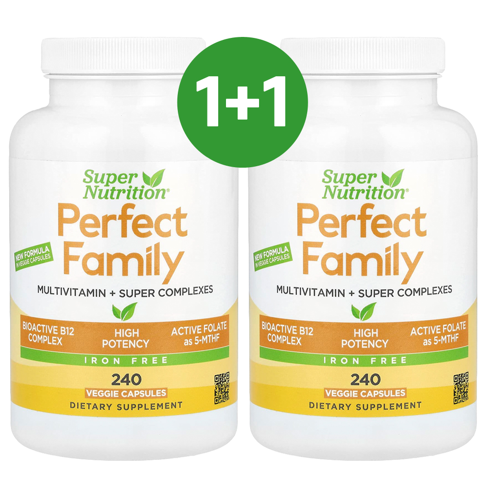 슈퍼뉴트리션 <b>퍼펙트패밀리</b> 종합 멀티 비타민 240캡슐 2개