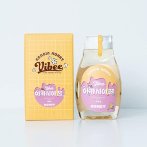 바이비 꿀 벌꿀 510g 아카시아 외 2종 잡화 국산 튜브꿀