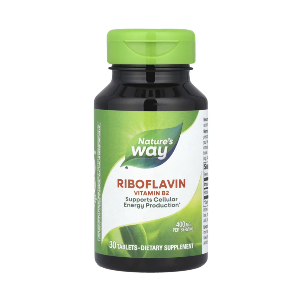 네이쳐스웨이 <b>비타민B2</b> 리보플라빈 <b>비타민</b>비 400mg 30정