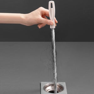 하수구 후크 45cm 머리카락 막힘 뚫기 뚫음 기계 막힌 뚫는 도구 싱크대 배수구 셀프