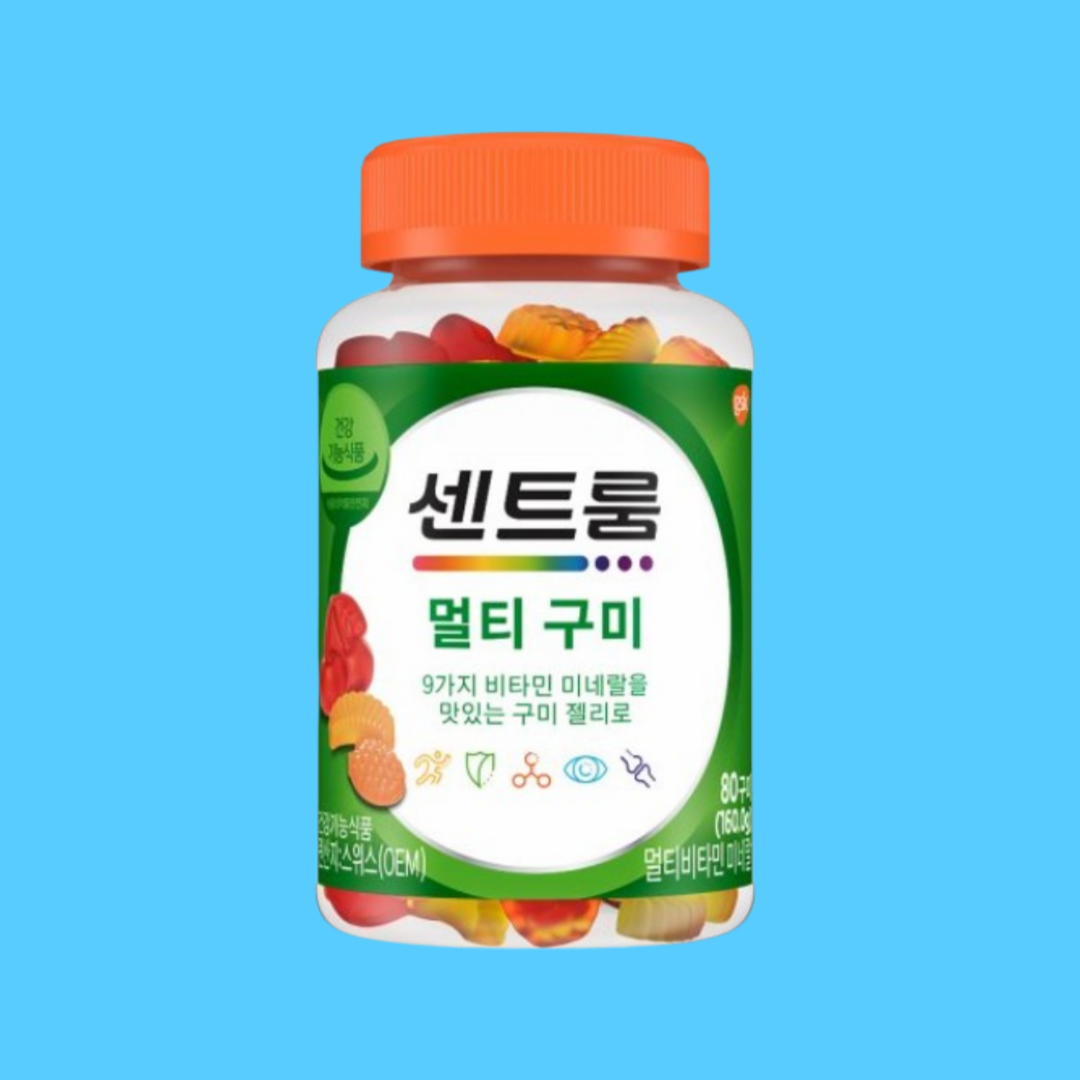 센트룸 멀티구미 젤리 비타민 미네랄 어린이 청소년 중<b>학생</b> <b>고등학생</b> 수험생 종합 영양제 80