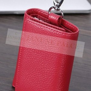 큐레이크 소가죽 차키지갑 열쇠지갑 스마트키 케이스 홀더 레드