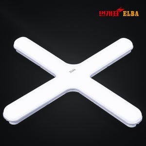 번개표 엘바 LED 십자등 형광등 교체 60W, 주광색