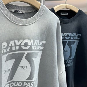 75 다잉 맨투맨 ABOUT 24fw 오버핏