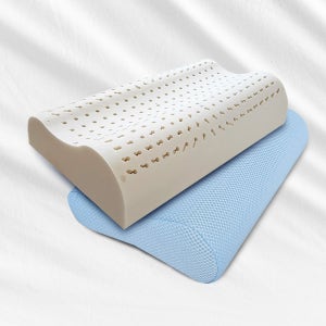 이에프 천연 라텍스 목이편한 경추 베개 기능성 일자목 거북목 (국내 생산) 50X30