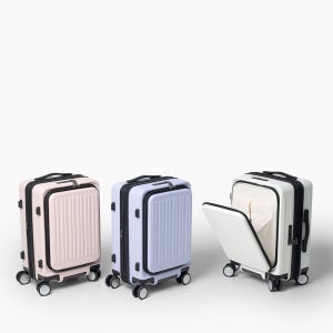 트윈 55cm(20인치)캐리어 확장 기내 미니 커플 전면 오픈 개방 승무원