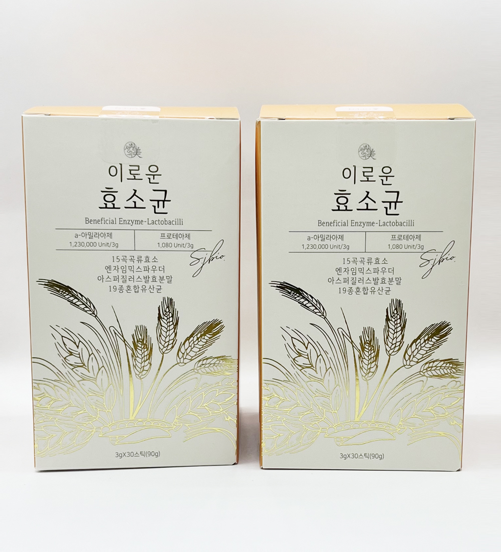 1+1 생활속미 곡물발효 이로운효소균 30스틱 + 30스틱 (총 2box) <b>소화</b> 효소 유산균