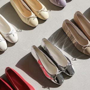 바비 베이직 기본 리본 플랫 슈즈 발편한 발레리나 슈즈 8color