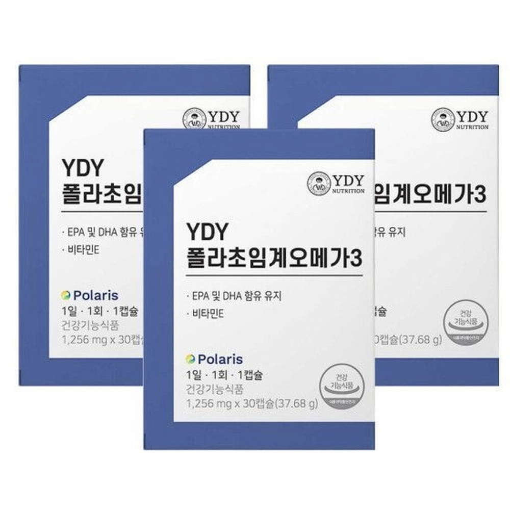 ydy 폴라 초임계 <b>오메가3</b> 와이디와이 <b>후기</b> yyd 저온 초임께 rtg 노인 어르신 3개