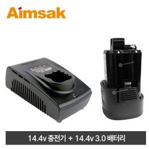 아임삭 14.4V 배터리 충전기 세트 ALC-3540M + B30P14A 3.0Ah