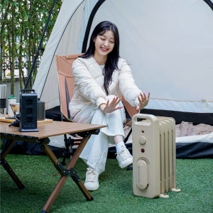 흥신 캠핑난로 전기히터 난방 10월 캠핑 준비물리스트 500W 바닐라달고나(가방제외)