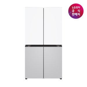 [LG전자 직영] LG 오브제컬렉션 매직스페이스 냉장고 네이처 크림 화이트+크림 그레이(T875MHR111)