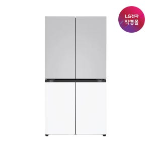 [LG전자 직영] LG 오브제컬렉션 매직스페이스 냉장고 네이처 크림 그레이+크림 화이트(T875MRH111)