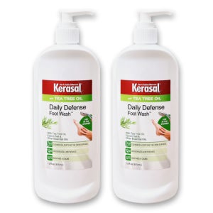 케라셀풋워시 플러스 티트리오일 데일리 디펜스 풋샴푸 발냄새제거 355ml, 2개