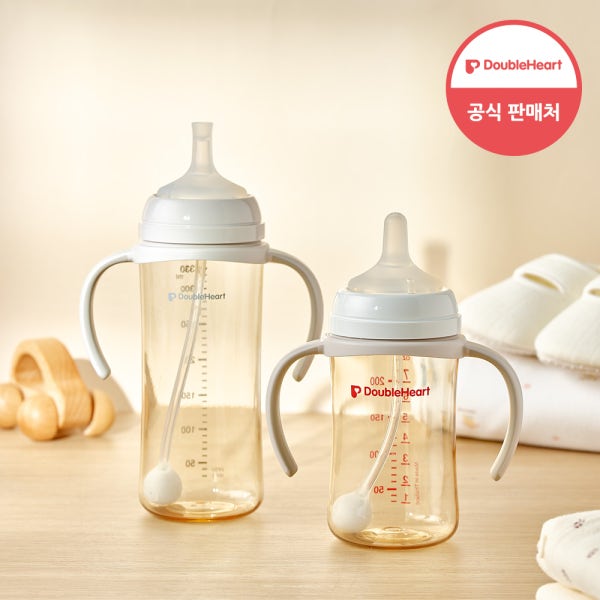 더블하트 이유실감 추빨대2입&브러시+빨대꼭지+핸들세트
