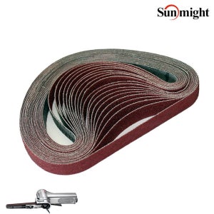 sunmight 샌딩 벨트페이퍼 (10매입/규격 30x540mm) 에어벨트샌더용 샌딩페이퍼