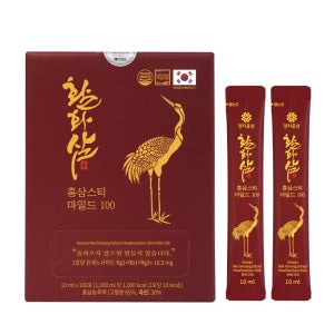 활화삼 홍삼스틱 마일드 100포, 1개