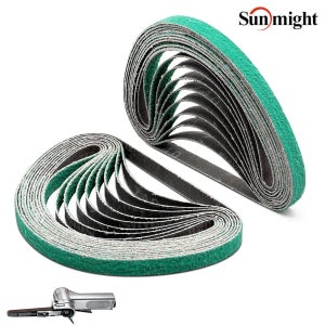 sunmight 중연삭 금속용 벨트페이퍼 R203 (10매/30x540mm) 에어벨트샌더