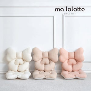 마롤 라떼 유모차 라이너 신생아 카시트 쿠션 양면 통통 시트 라이너+목쿠션 세트