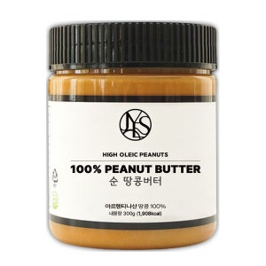 야스티 순 땅콩버터 크리미 무첨가 100% 피넛버터 잼 300g, 1개