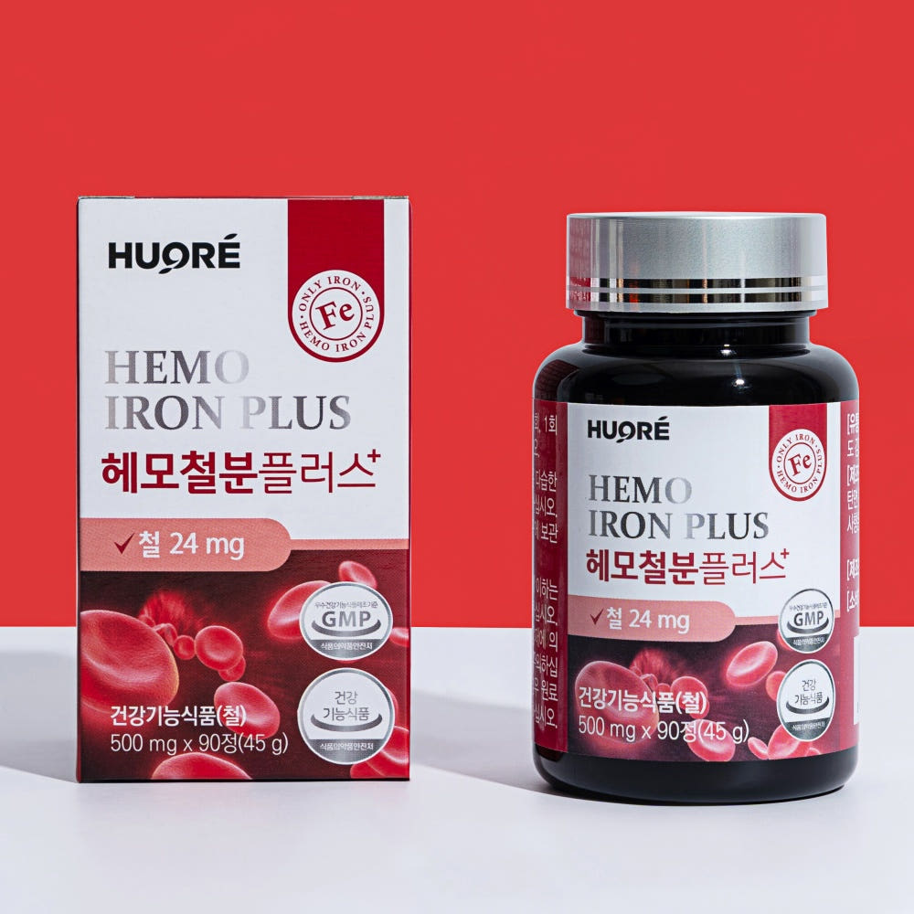 비헴철 철분제 약3개월분 철분 <b>영양제</b> 임산부 헤모글로빈 여성 <b>남성</b>
