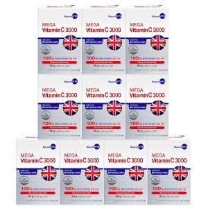 비욘드비타 영국산 비타민C 3000MG DSM 고함량 분말 가루 비타민씨 30포, 10개