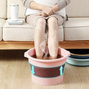 임산부 족욕 족탕기 대야 각탕기 접이식 지압 건식 습식 발 피로