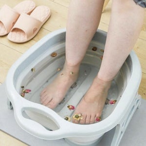 임산부 족욕 족탕기 대야 각탕기 접이식 지압 건식 습식 발 피로