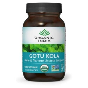 올가닉인디아 Gotu Kola 병풀 추출물 700mg 90개 보충제