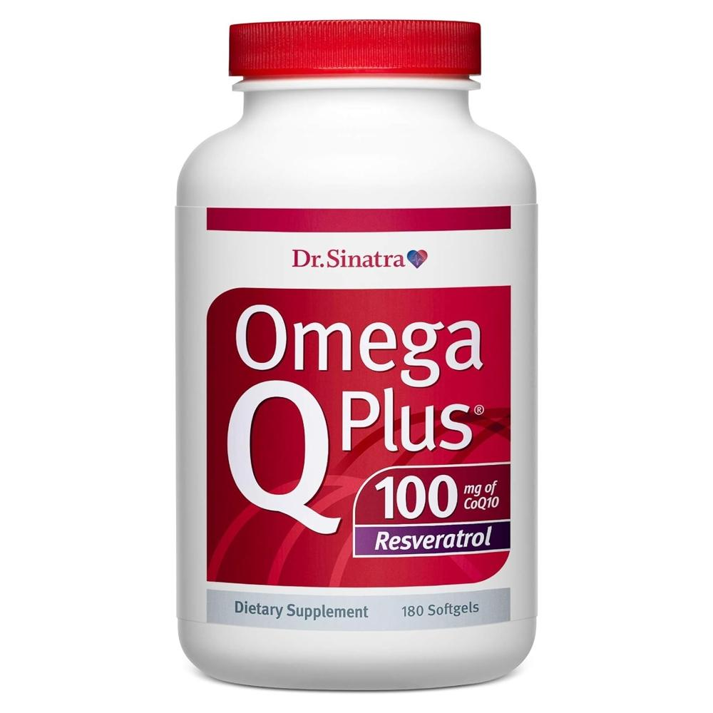 Dr Sinatra <b>Omega Q Plus</b> 100mg 180개 <b>레스베라트롤</b> <b>오메가</b>3