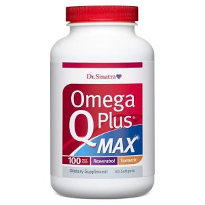 Sinatra Omega Q Plus MAX 100mg 60소프트젤 레즈베라트롤 터메릭